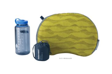 Image of Therm-a-Rest Air Head Pillow, Regular, Yellow Mountains, 13183