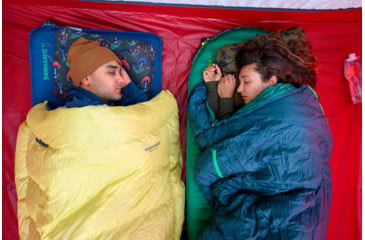 Image of Therm-a-Rest Compressible Pillow Cinch, Sage/Topo Wave, Small, 11623