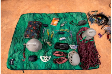 Image of Therm-a-Rest Compressible Pillow Cinch, Sage/Topo Wave, Small, 11623