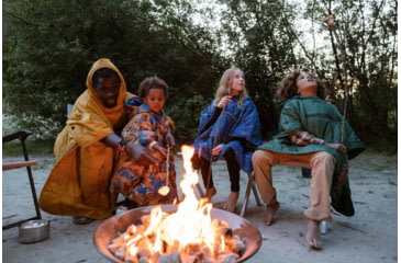 Image of Therm-a-Rest Honcho Poncho - Kids, Green Print, 5-10 year, 13855