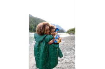 Image of Therm-a-Rest Honcho Poncho - Kids, Green Print, 5-10 year, 13855