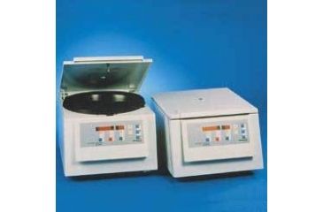 Image of Thermo Fisher Scientific Heraeus Labofuge 400/400R Tabletop Centrifuges, Thermo Fisher Scientific Scientific 75008189 Tube Adapters And Adapter Spacer For Use With Round Buckets 20300-142 For 9 x 5/7 Ml Din Standard Tubes, Yellow