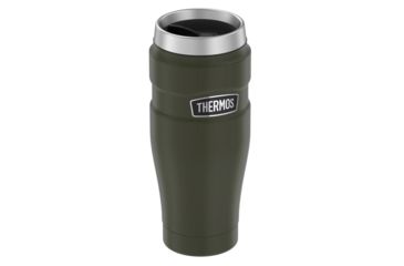 Image of Thermos Stainless King Vacuum Insulated Stainless Steel Travel Tumbler - 16oz - Matte Army Green 74651