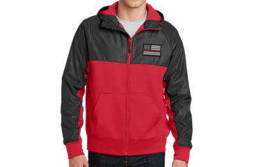 Image of Thin Blue Line Coat - Thin Red Line American Flag - TRL-COAT-RED-XXXL