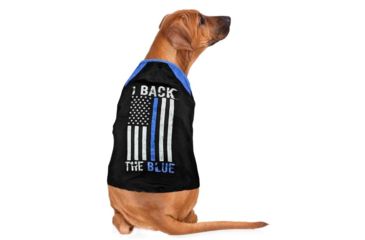 Image of Thin Blue Line Dog Shirt - - DOG-TBL-L