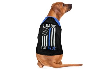 Image of Thin Blue Line Dog Shirt - - DOG-TBL-M