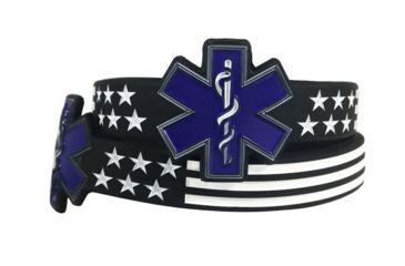 Image of Thin Blue Line Ems Bracelet, 8 Inch, Thin Blue Line - EMS-BR-8