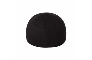 Image of Thin Blue Line Flexfit Hat - Skull Thin Red Line Flag - FLEX-SKULL-RED-BLACK-MEDIUM