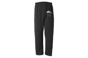 Image of Thin Blue Line Sweatpants, Los Angeles, Charcoal - LA-TBL-SPANTS-CHARC-XXL