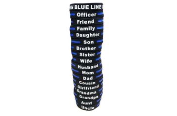 Image of Thin Blue Line Uncle - Bracelet, 8 Inch, Thin Blue Line - TBL-UNCLE-BR