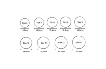 Image of Thin Blue Line Womens Ring - WOM-RING-TBL-BLACK-105