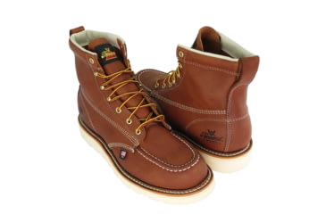 Image of Thorogood Mens American Heritage Wedges 6in Moc Toe, Brown, 10/B 814-4200-10-B