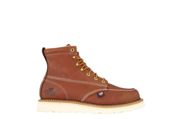 Image of Thorogood Mens American Heritage Wedges 6in Moc Toe, Brown, 10/B 814-4200-10-B