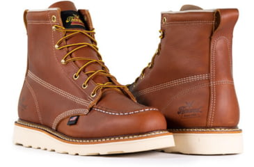 Image of Thorogood Mens American Heritage Wedges 6in Moc Toe, Brown, 10.5/B 814-4200-10.5-B