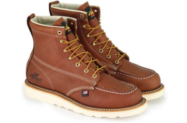 Image of Thorogood Mens American Heritage Wedges 6in Moc Toe, Brown, 10.5/B 814-4200-10.5-B