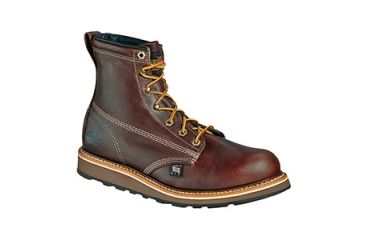 Image of Mens American Heritage Wedges 6in Plain Toe Non-Safety, Brown, 14/2E