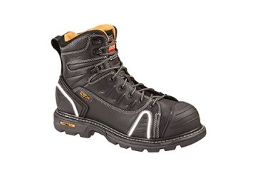 Image of Mens GENflex2 6in Lace-To-Toe Black Composite Toe, Black, 14/W