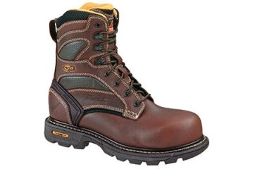 Image of Mens GENflex2 8in Plain Toe Non-Safety, Brown, 14/W