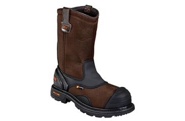 Image of Mens GENflex3 Waterproof Nylon Wellington Composite Toe, Brown, 14/W