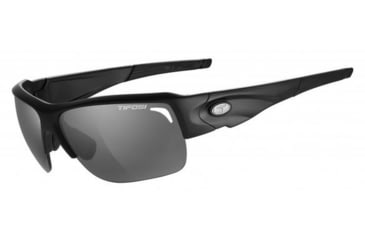 Image of Tifosi Optics Elder Sunglasses - Matte Black Frame w/Smoke,Golf/Tennis and Extreme Contrast Lens 1170200115