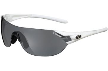 Image of Tifosi Optics Podium S w/ AC Red, Clear, Smoke Lenses, Pearl White Frame 1010101101