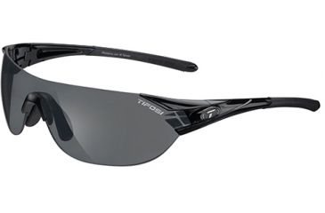 Image of Tifosi Optics Podium S w/ EC, GT, Smoke Lenses, Gloss Black Frame 1010200215