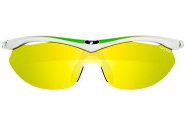Image of Tifosi Optics Slip Sunglasses - Race Neon Frame w/Clarion Yellow,AC Red and Clear Lens 10102927