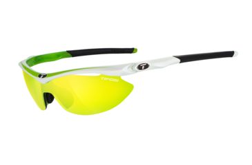 Image of Tifosi Optics Slip Sunglasses - Race Neon Frame w/Clarion Yellow,AC Red and Clear Lens 10102927