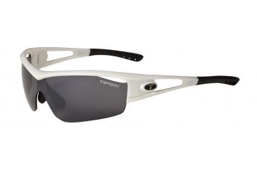 Image of Tifosi Logic Sunglasses - Pearl White Frame, Smoke/AC Red/Clear Lenses 0050101101