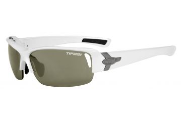 Image of Tifosi Slope Sunglasses - Pearl White Frame, GT/EC/AC Red Lenses 0030201110