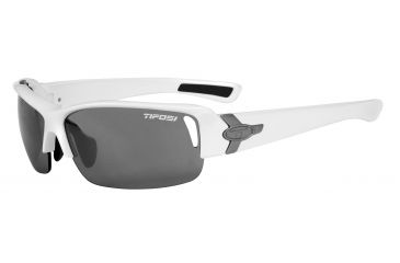 Image of Tifosi Slope Sunglasses - Pearl White Frame, Smoke/AC Red/Clear Lenses 0030101101