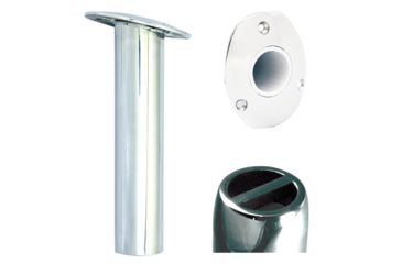 Image of Tigress Oval Head SS Gunnel Mount Rod Holder - 15 - 9" 63616