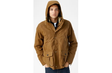 Image of Timberland 3 in 1 Waxed Field Coat - Men's-Rubber-XX-Large