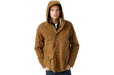 Image of Timberland 3 in 1 Waxed Field Coat - Mens-Rubber-XX-Large