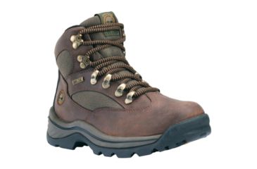 Image of Timberland Chocorua Trail Mid GTX Hiking Boots - Women's, Dark Brown/Green, Medium, 6.5 US, 140067