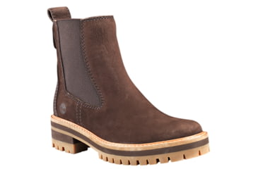 Image of Timberland Courmayeur Valley Chelsea - Womens, Dark Brown Nubuck, 8, TB0A23WUW82-8-MED