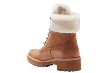 Image of Timberland Courmayeur Valley Shearling 6in Waterproof Boot - Women's, Medium Brown Nubuck, 10, TB0A299J140-10-MED