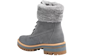 Image of Timberland Courmayeur Valley Shearling 6in Waterproof Boot - Women's, Medium Grey Nubuck, 10, TB0A255AG77-10-MED