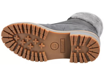 Image of Timberland Courmayeur Valley Shearling 6in Waterproof Boot - Women's, Medium Grey Nubuck, 10, TB0A255AG77-10-MED