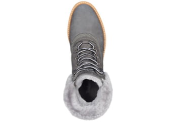Image of Timberland Courmayeur Valley Shearling 6in Waterproof Boot - Women's, Medium Grey Nubuck, 10, TB0A255AG77-10-MED