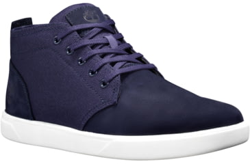 Image of Timberland Groveton Chukka Casual Shoe - Men's-Dark Blue Nubuck-Medium-8