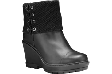 Image of Timberland Kellis Mid Fold Down Casual Boot - Women's-Black-Medium-9