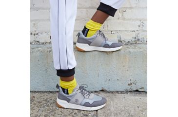 Image of Timberland Kiri Up F/L Retro Sneaker, Md Grey w Silver, Medium, 6.5, TB0A2277033-065M