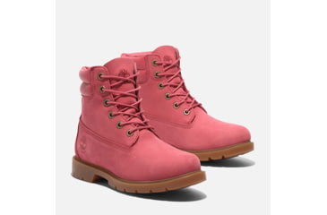 Image of Timberland Linden Woods 6-Inch Lace-Up Waterproof Boot - Womens, Medium Pink Nubuck, 8.5, Medium, TB0A2PRVEAA08500M