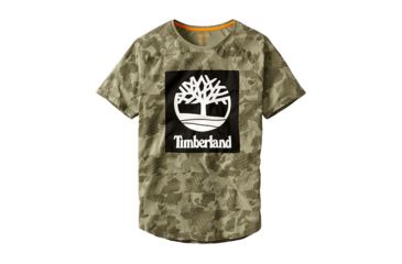 Image of Timberland Men's Wild River Short Sleeve Camo Tee, Bungee Cord Camo, M, TB0A1MBMM82-M
