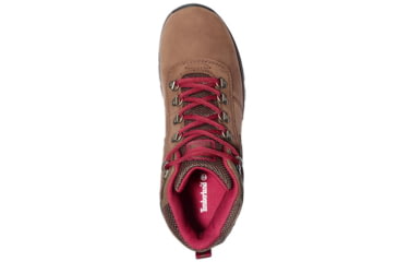 Image of Timberland Mt. Maddsen Mid Leather Waterproof Boot - Women's, Rust Nubuck, 10, TB0A25MV643-10-MED