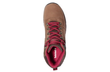 Image of Timberland Mt. Maddsen Mid Leather Waterproof Boot - Womens, Rust Nubuck, 7, TB0A25MV643-7-MED