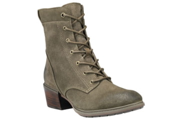 Image of Timberland Sutherlin Bay Slouch Mid Lace-Up Boots - Womens, Canteen Suede, Medium, 7, TB0A1SD6901-70-Medium