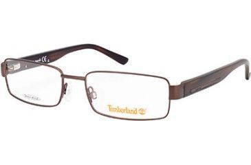 Image of Timberland TB1528 Eyeglass Frames - Shiny Dark Brown Frame Color