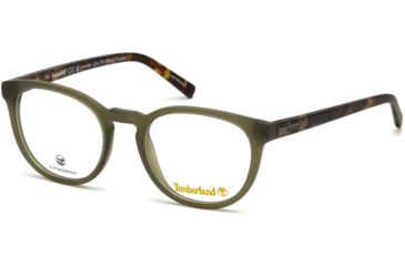 Image of Timberland TB1579 Eyeglass Frames - Matte Dark Green Frame Color, Matte Dark Green Lens Color